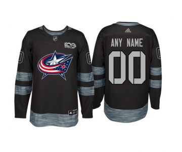 Adidas Columbus Blue Jackets Black 1917-2017 100th Anniversary Stitched NHL Custom Jersey