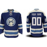 Columbus Blue Jackets Mens Customized Blue Third Jersey