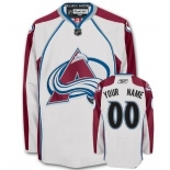 Colorado Avalanche Mens Customized White Jersey