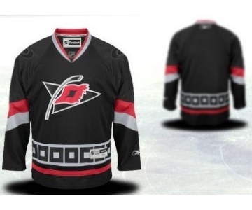 Carolina Hurricanes Youths Customized Black Third Jersey