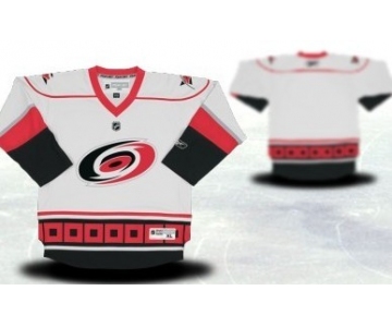 Carolina Hurricanes Youths Customized White Jersey