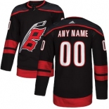 Kids Carolina Hurricanes adidas Black Alternate Authentic Custom Jersey