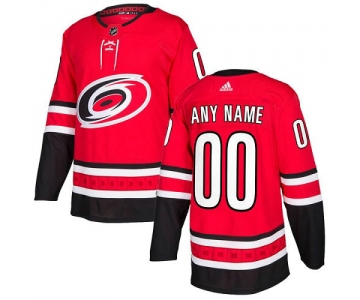 Women's Adidas Carolina Hurricanes Customized Authentic Red Home NHL Jersey