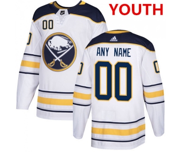 Youth Adidas Buffalo Sabres Customized Authentic White Jersey