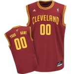 Mens Cleveland Cavaliers Customized Red Jersey