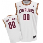 Mens Cleveland Cavaliers Customized White Jersey