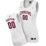 Womens Cleveland Cavaliers Customized White Jersey