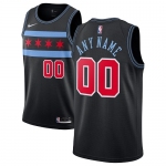 Men's Chicago Bulls Authentic Black City Edition Nike NBA Customized Jersey