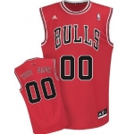 Mens Chicago Bulls Customized Red Jersey