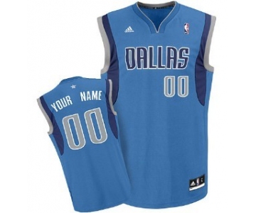Kids Dallas Mavericks Customized Light Blue Jersey