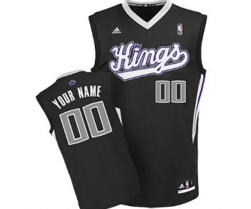 Mens Sacramento Kings Customized Black Jersey