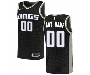 Men's Sacramento Kings Nike Black Swingman Custom City Edition Jersey