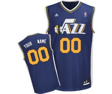 Kids Utah Jazz Customized Blue Jersey