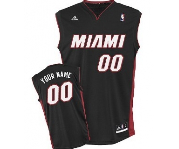 Kids Miami Heat Customized Black Jersey