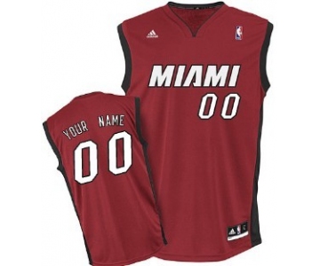 Kids Miami Heat Customized Red Jersey