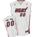 Kids Miami Heat Customized White Jersey