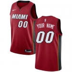 Men's Nike Miami Heat Red NBA Swingman Icon Edition Custom Jersey
