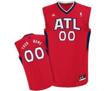Kids Atlanta Hawks Customized Red Jersey