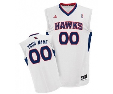 Kids Atlanta Hawks Customized White Jersey