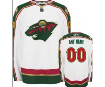 Minnesota Wild Mens Customized White Jersey