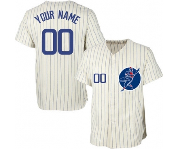 Cubs Cream Men's Customized New Design Jersey
