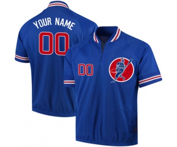 Cubs Royal Men's Customized New Design Jersey