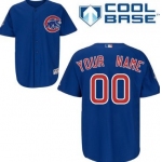 Men's Chicago Cubs Customized Blue Jersey
