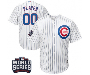 Youth Chicago Cubs Majestic Royal 2016 World Series Bound Alternate Custom Cool Base Team Jersey