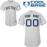 Kids' Boston Red Sox Customized Gray Jersey