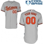 Kids' Baltimore Orioles Customized Gray Jersey