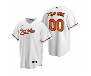 Men's Baltimore Orioles Custom Nike White 2020 Stitched MLB Cool Base Home Jersey