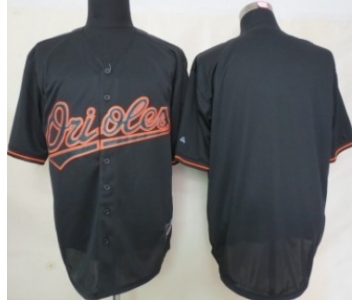 Men's Baltimore Orioles Customized 2012 Black Fashion Jersey