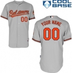 Men's Baltimore Orioles Customized Gray Jersey