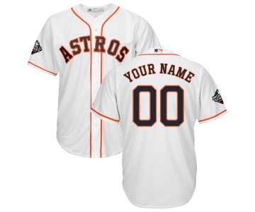Houston Astros Majestic 2019 World Series Bound Official Cool Base Custom White Jersey