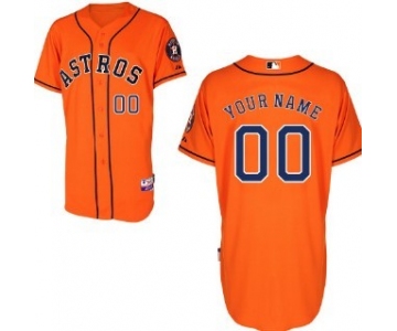 Kids' Houston Astros Customized Orange Jersey