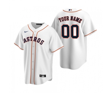 Men's Houston Astros Custom Nike White Stitched MLB Cool Base Home Jersey