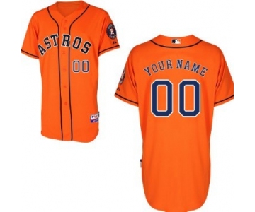 Men's Houston Astros Customized Orange Jersey