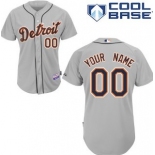 Kids' Detroit Tigers Customized Gray Jersey