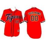 Youth Detroit Tigers Customized 2015 Orange Jersey