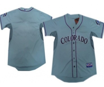 Kids' Colorado Rockies Customized 2012 Gray Jersey