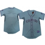 Men's Colorado Rockies Customized 2012 Gray Jersey