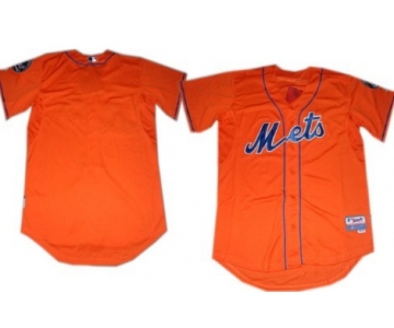 Men's New York Mets Customized 2012 Orange Jersey