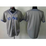 Kids' Minnesota Twins Customized 1948 St. Paul Gray Jersey