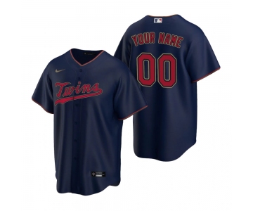 Men's Minnesota Twins Custom Nike Navy 2020 Stitched MLB Cool Base Jersey