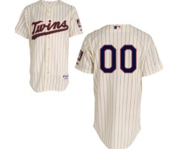 Men's Minnesota Twins Customized Cream Jersey