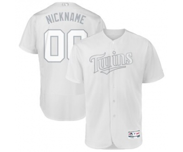 Minnesota Twins Majestic 2019 Players' Weekend Flex Base Authentic Roster Custom White Jersey