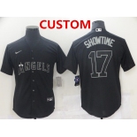 Men Los Angeles Angels Custom Black nickname 2021 Nike MLB Jersey