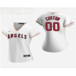 Women's Custom Los Angeles Angels 2020 White Home Nike Jersey
