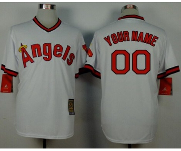 Youth LA Angels Of Anaheim Customized 1965 Turn Back The Clock White Jersey