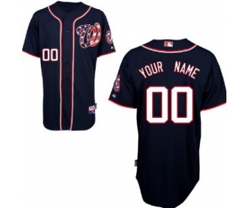 Kids' Washington Nationals Customized Blue Jersey